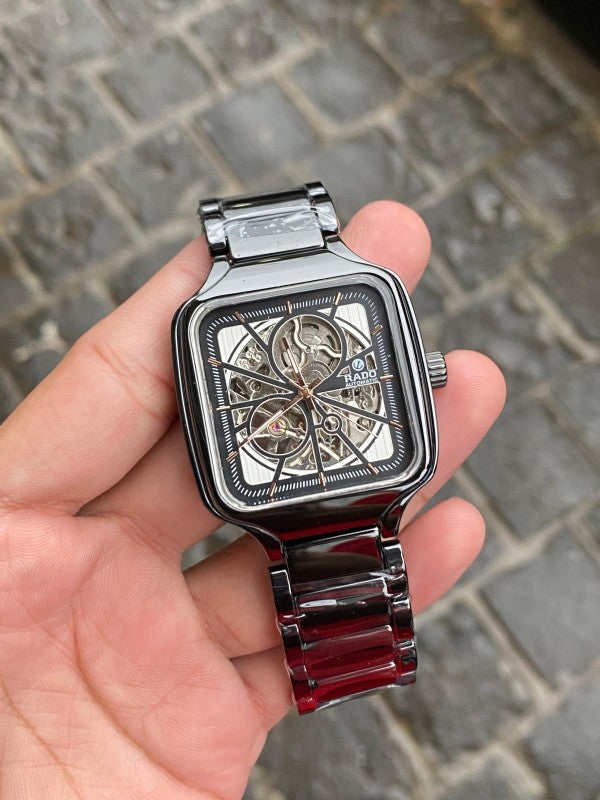 RAD_O TRUE SQUARE ROSE GOLD AUTOMATIC