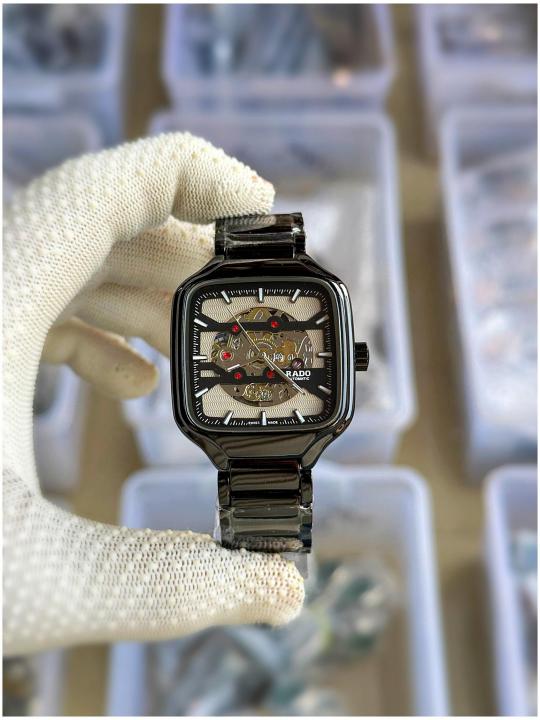 Rad_o True Square Quartz Silver - J114