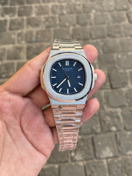PATEK_PHILIPPE MENS BLUE DAIL WATCH