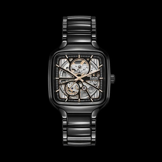 RAD_O TRUE SQUARE CERAMIC BLACK AUTOMATIC