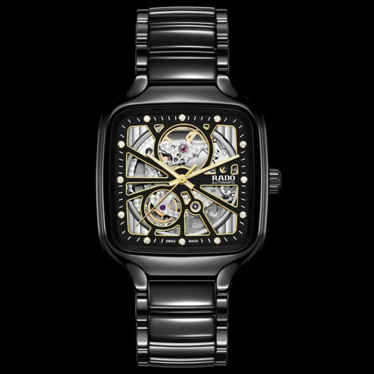 RAD_O TRUE SQUARE CERAMIC BLACK AUTOMATIC